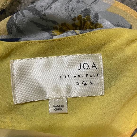 Lulu’s J.O.A. Yellow Floral Dress - Picture 5 of 9